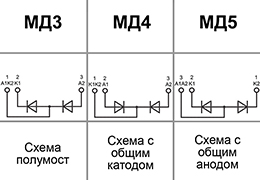 Схемы включения модуля МД4-470-44-A2