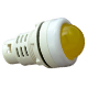 Светосигнальные лампы AD22-30A/S в корпусе желтого цвета