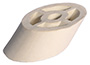 Keramische Kreuzstegringe mit Doppelring 6" 150mm