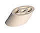 Keramische Kreuzstegringe mit Doppelring 2" 50mm