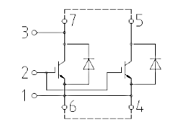 Topology of IGBT Module FZ1400R33HE4