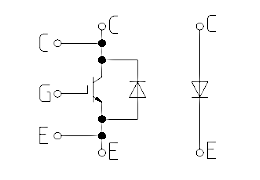 Topology of IGBT Module FD1200R17KE3-K