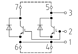 Topology of IGBT Module FZ400R65KE3