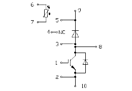 Topology of IGBT Module DF900R12IP4DV