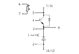 Topology of IGBT Module FD1000R17IE4
