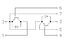Topology of IGBT Module FF400R12KT3_E