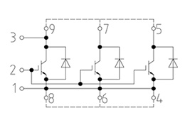 Topology of IGBT Module FZ2400R12HE4_B9