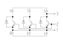 Topology of IGBT Module FZ1500R45KL3_B5