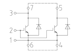 Topology of IGBT Module FZ1000R33HL3