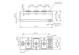 Thyristor Diode Module MD/T3-165-22-F