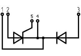 Thyristor Diode Module MT/D4-595-18-A2