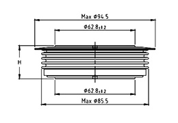 Fast Recovery Diode 5SDF 08H6005 Outline