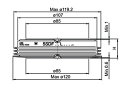 Fast Recovery Diode 5SDF 28L4520 Outline