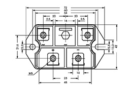 VBO52-08NO7 Bridge Outline