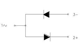 Circuit Diagram of Single Diode Module PD413610