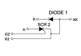 Circuit Diagram of Thyristor Modules