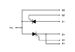 Circuit Diagram of Thyristor Modules