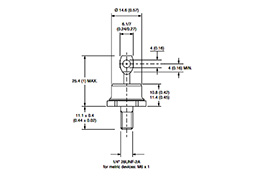 VS-70HFR30 Rectifier Stud Diodes outline
