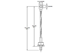 VS-71HF20 Rectifier Stud Diodes outline