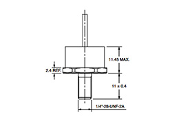 VS-80PFR160W Rectifier Stud Diodes outline