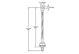 VS-86HFR160 Rectifier Stud Diodes outline