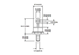 VS-1N2129A Rectifier Stud Diodes outline