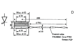 Dimensions and outline drawing of AGA 600-45-D-02 thyristor (Alternative to 5SGA 06D4502)