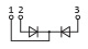 Схема диодного модуля МД4-155