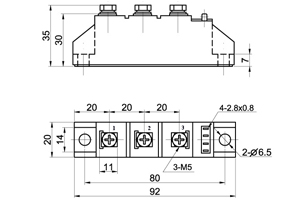 Схема корпуса МДД-80-12