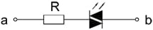 Схема коммутации лампы подсветки кнопок антивандальных GQ