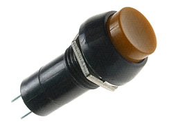 Кнопки PBS-11BY, диаметр 12 мм, off-(on), без фиксации