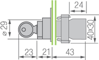 Схема ключ-выключателей серии 3SA8
