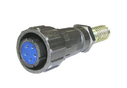 Разъем байонетный быстроразъемный FQ18-5pin TK кабельная розетка Ø18 мм, 3 А