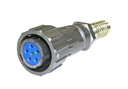Разъем байонетный быстроразъемный FQ18-6pin TK-8 кабельная розетка Ø18 мм, 3 А