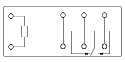 Схема монтажная реле 14F2