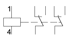 Схема электрическая принципиальная реле РЭН-18