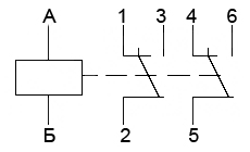 Схема электрическая принципиальная реле РЭН29