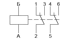 Схема электрическая принципиальная реле РЭН-34