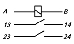 Схема электрическая принципиальная реле РПГ-5-2120