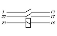 Схема электрическая принципиальная реле РПГ-9-05201, РПГ-9-15201