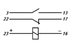 Схема электрическая принципиальная реле РПГ-9-15111
