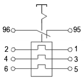 Схема электрическая принципиальная реле тепловое РТТ