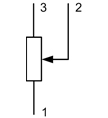 Электрическая схема одинарных резисторов ПП3-40...43
